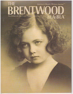 Brentwood Bla Bla Magazine, Volume 3, No. 35