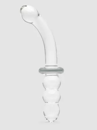 Lovehoney Ribbed G-Spot Sensual Glass Dildo
