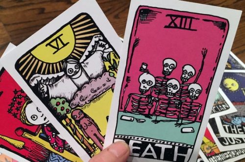 Tarot Deck- Unique 78 Cards, Hand-Drawn, Major and Minor Arcana