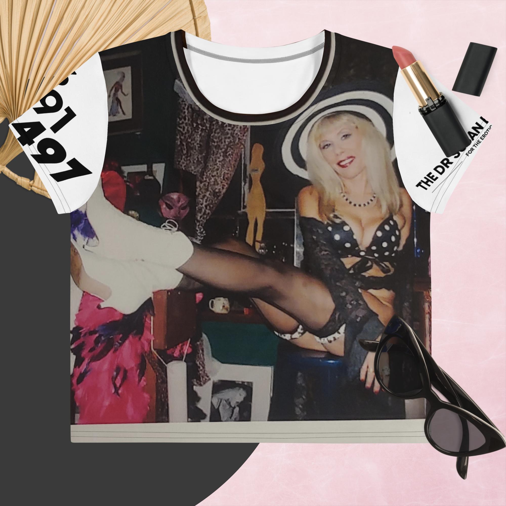 DR. Suzy All-Over Print Crop Tee - Image 2