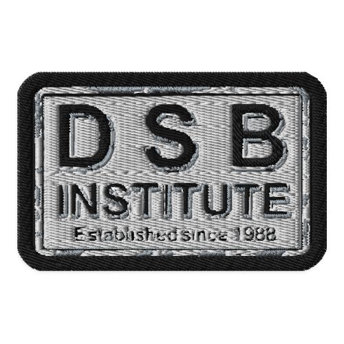 DSB Institute embroidered patches