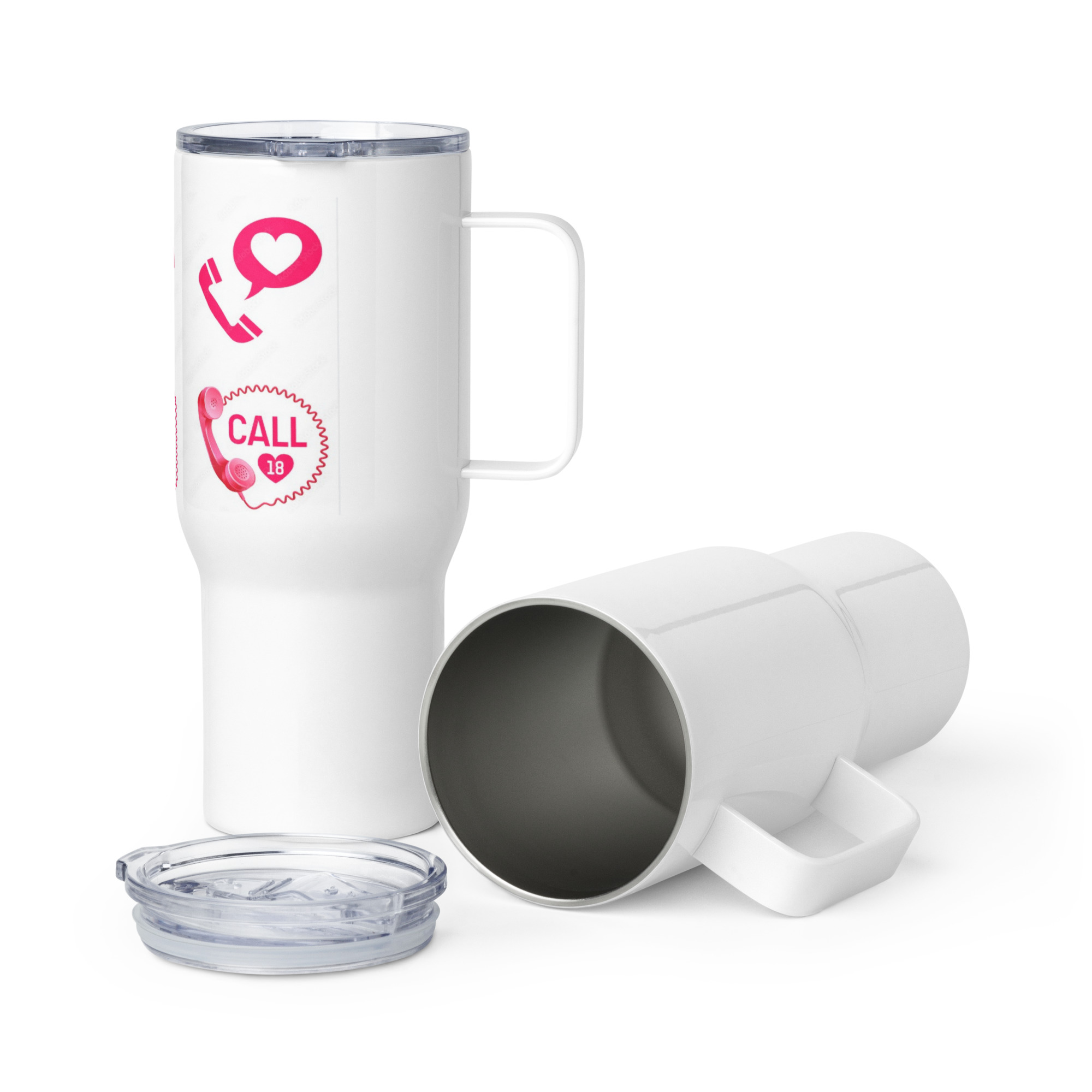 Call Me travel mug